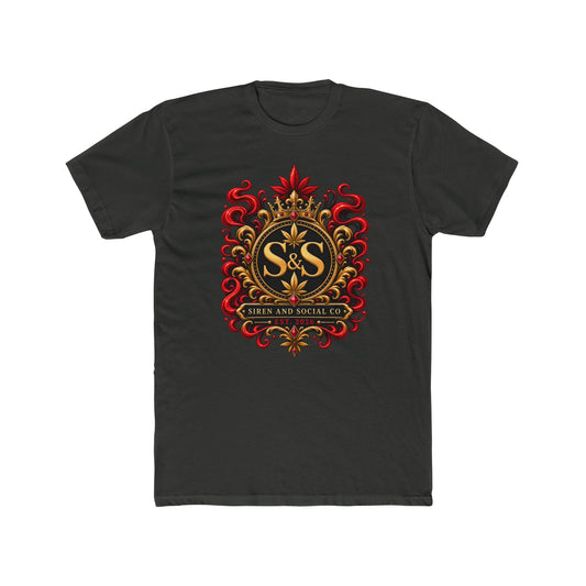 S&S Ornate Crest Tee — Vintage Heraldic Logo T-Shirt