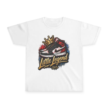 Little Legend Kids Tee – Crowned Sneaker Graphic Youth T-Shirt