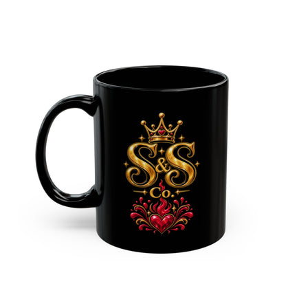 S&S Co. Gold&Pink Coffee Cup (11oz/15oz)