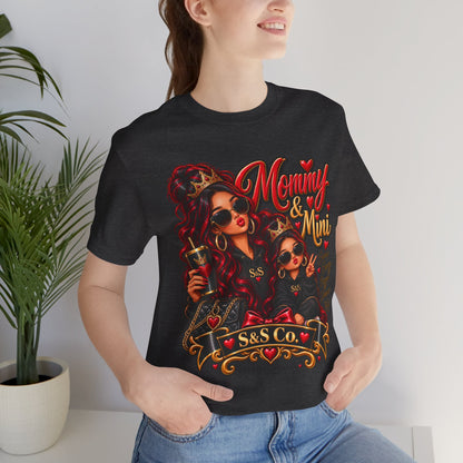 S&SCo Mommy & Mini red Graphic Tee — Matching Mother Daughter Shirt