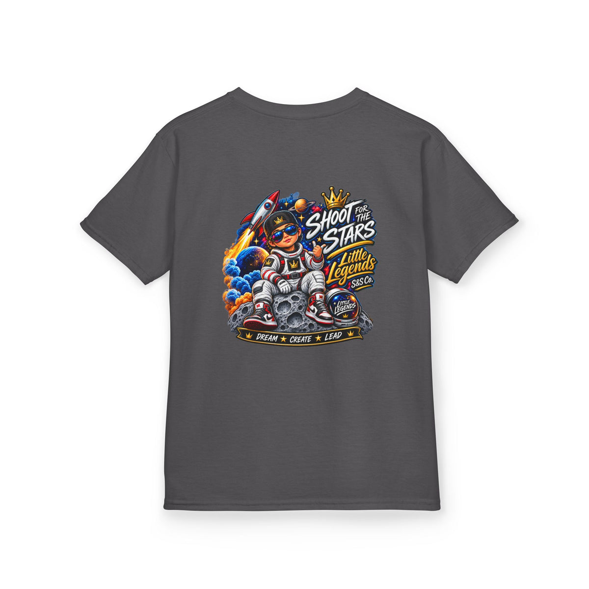 "Shoot for the Stars" Adventure Rocket Graphic