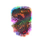 Gothic Siren Crest Sticker — Kiss-Cut Vinyl Decal