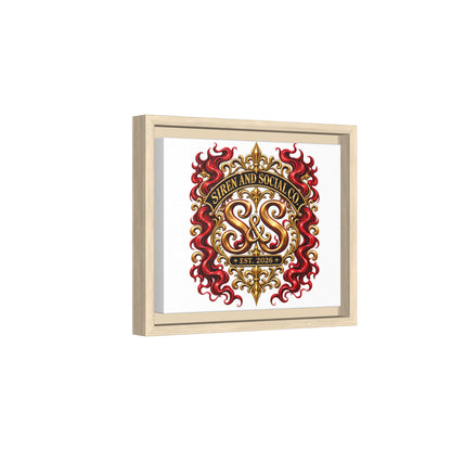 Siren & Social Co. Emblem Matte Canvas (Framed)