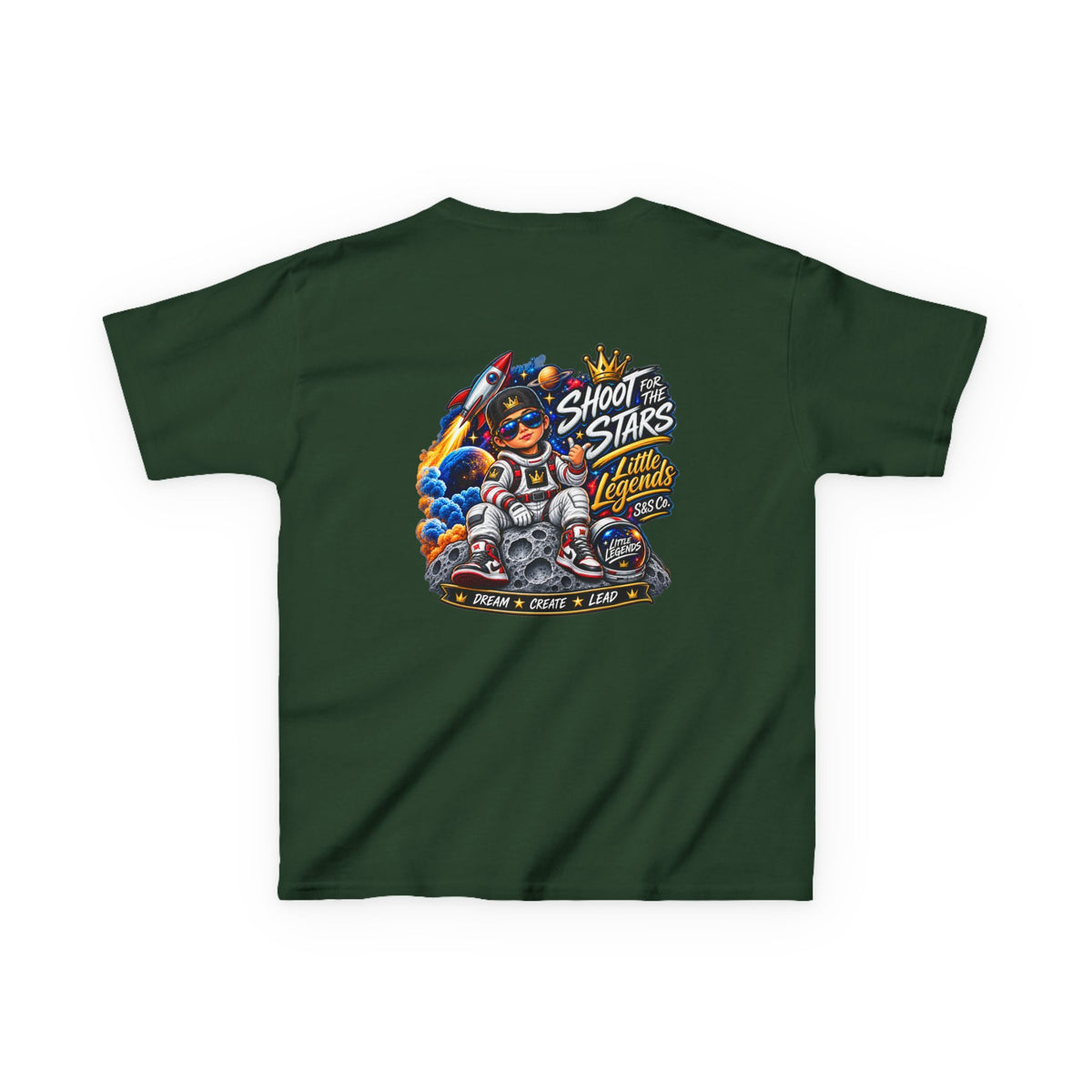 "Shoot for the Stars" Adventure Rocket Graphic