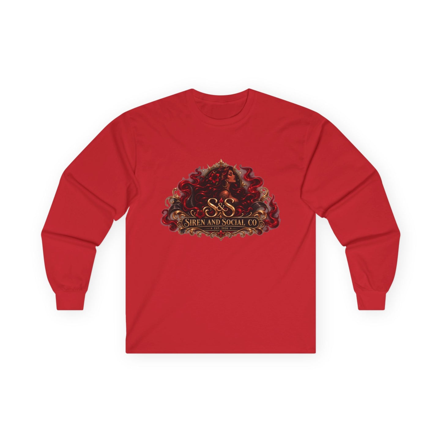 Long Sleeve Tee — 'She Is Not Silent' Afro Hair Graphic