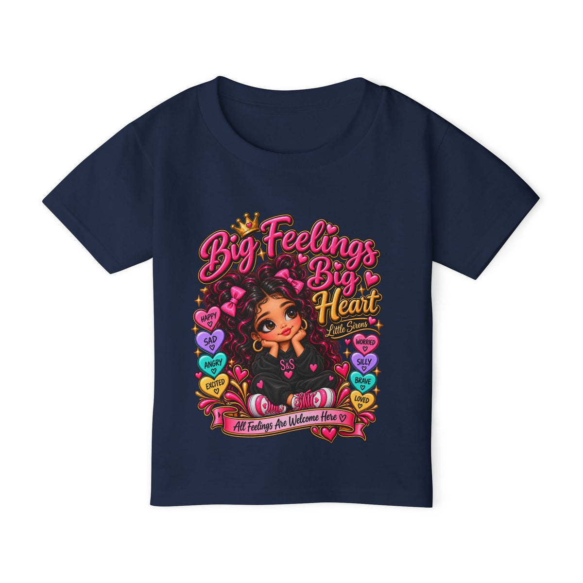 Big feelings Big Heart Toddler T-shirt