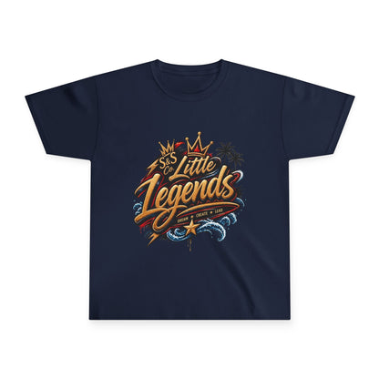 Little Legends Youth Tee — Retro Surf Crown Graphic Kids T-Shirt