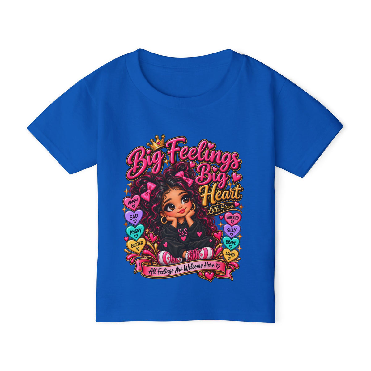 Big feelings Big Heart Toddler T-shirt