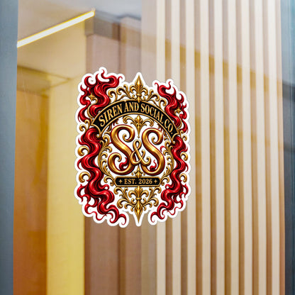 Siren and Social Co Logo Kiss-Cut Vinyl Decals