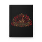 Siren & Social Co. Hardcover Journal — Lined Matte Notebook with Elegant Red Siren Crest