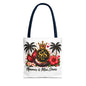 Mommas & Mini Sirens Tote Bag — Tropical Mermaid Mom Beach Tote