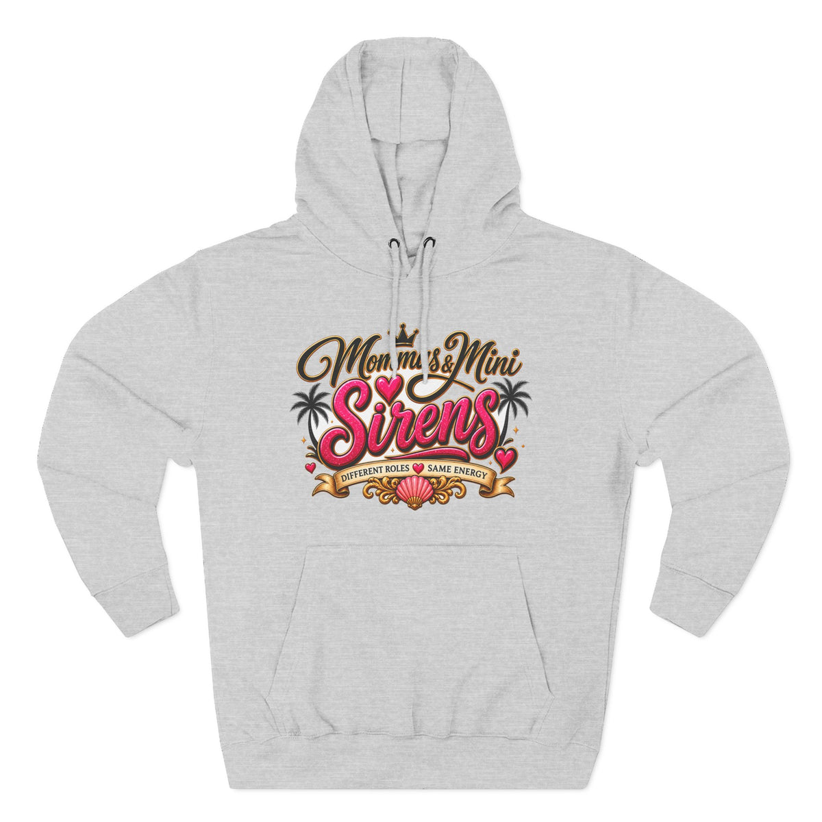 Mom and Mini Sirens Hoodie — Matching Mother-Daughter Graphic Pullover