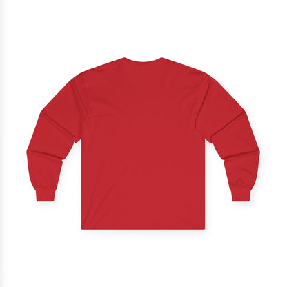 Heraldic Crest Long Sleeve Tee — 'Skin and Skull Co.' Gothic Emblem