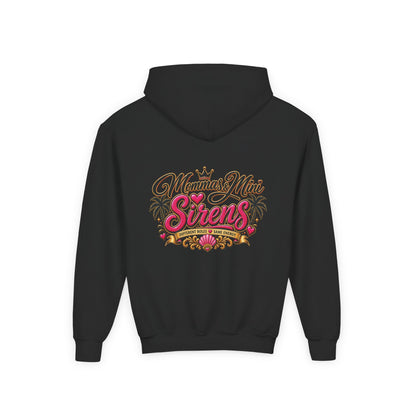 Youth Hoodie — "Mini Siren Energy" Graphic Pullover (Momma’s Mini Sirens)