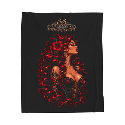 Velveteen Siren Plush Blanket —