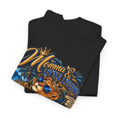 Momma & Little Legends T-Shirt — Cute Bear Family Graphic Tee for Moms