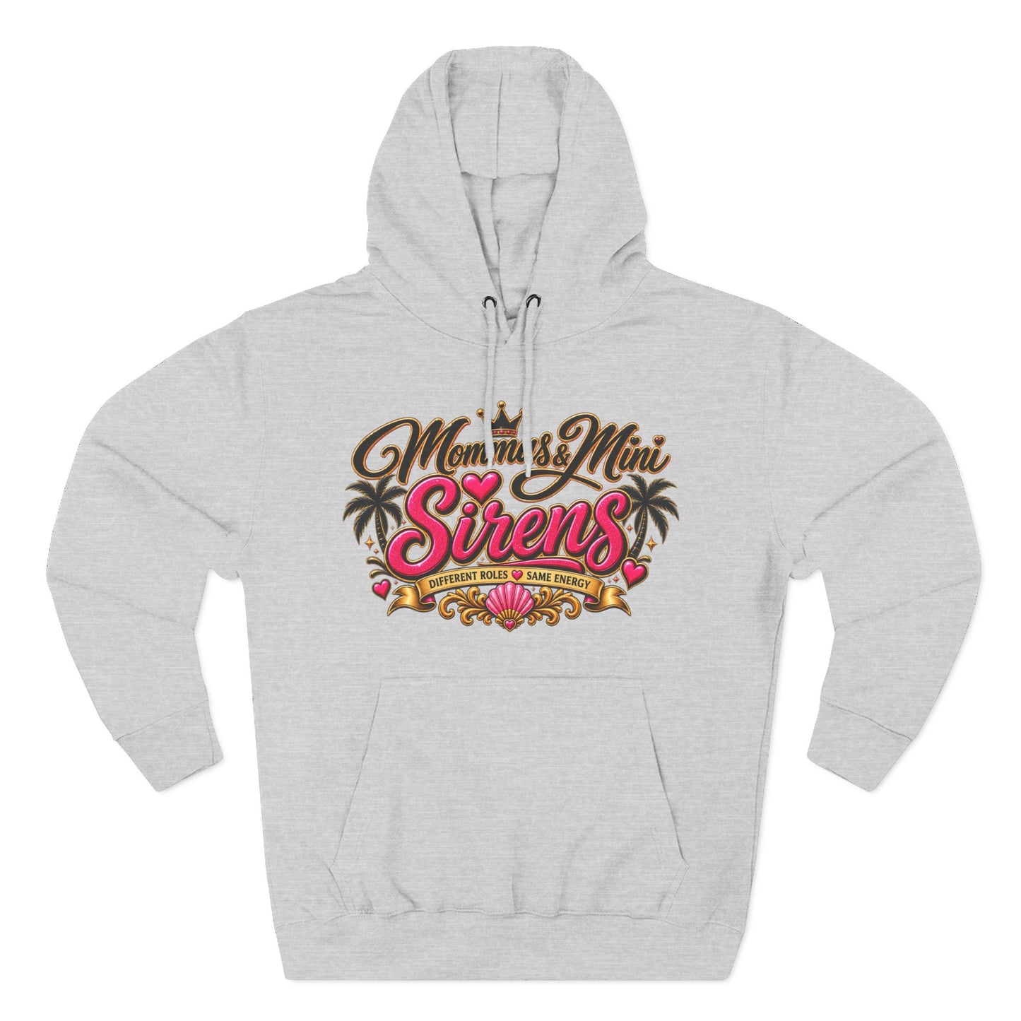 Mom and Mini Sirens Hoodie — Matching Mother-Daughter Graphic Pullover