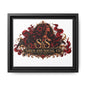 Siren & Social Co. Framed Matte Canvas Art — Red Siren Logo Wall Decor