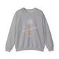 Crewneck Sweatshirt — "No Greater He Who" Inspirational Christian Quote