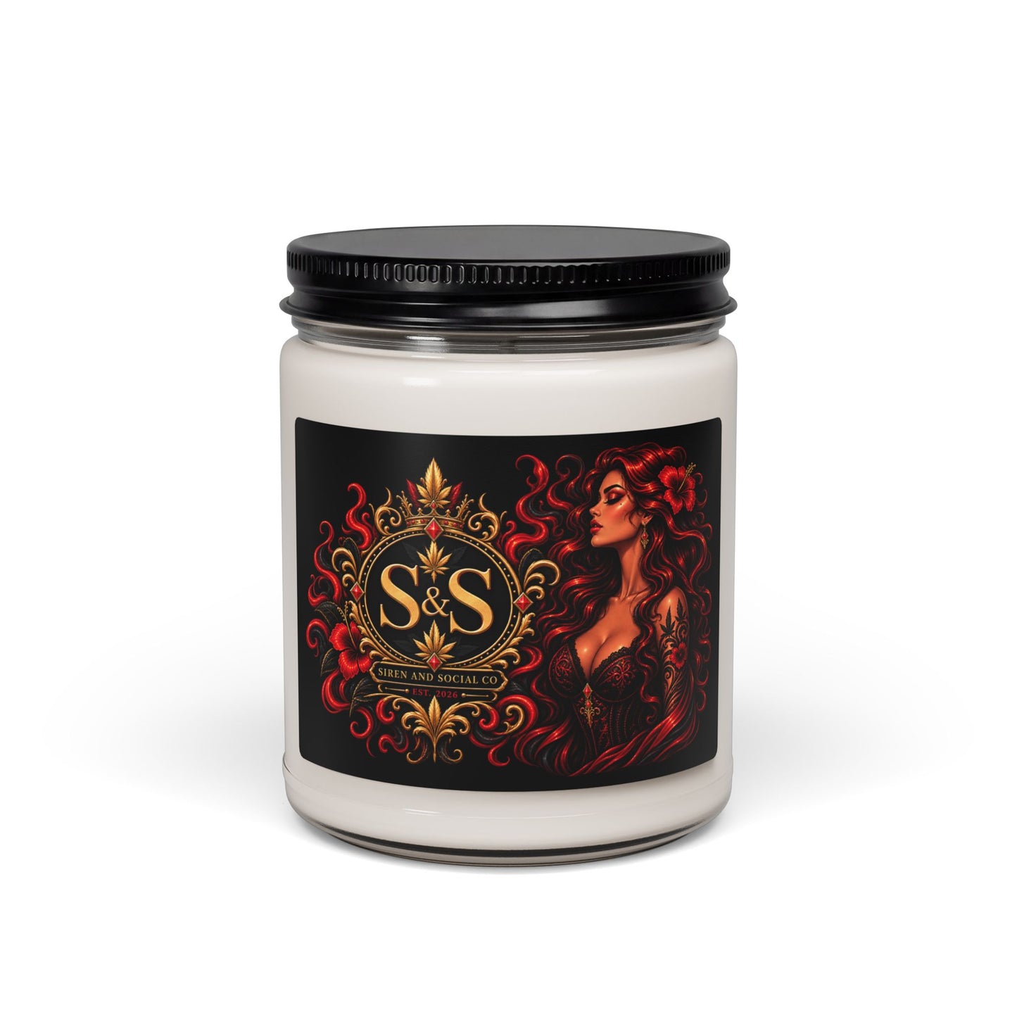 Scented Soy Siren Merch Candle, 9oz