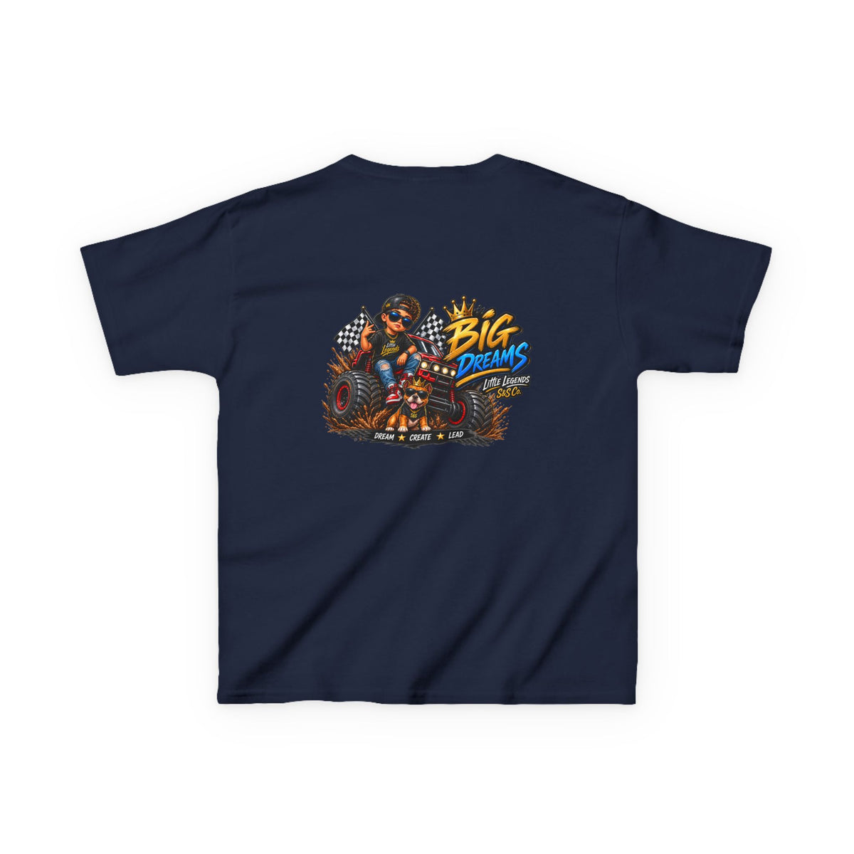 'Big Dreams' Racecar Rider Graphic Shirt
