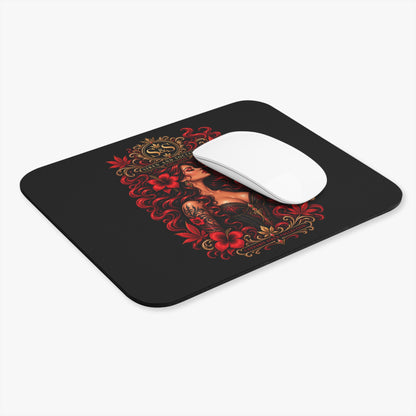 Motivational Femme Mouse Pad — “Plan. Manifest. Elevate. Repeat.”