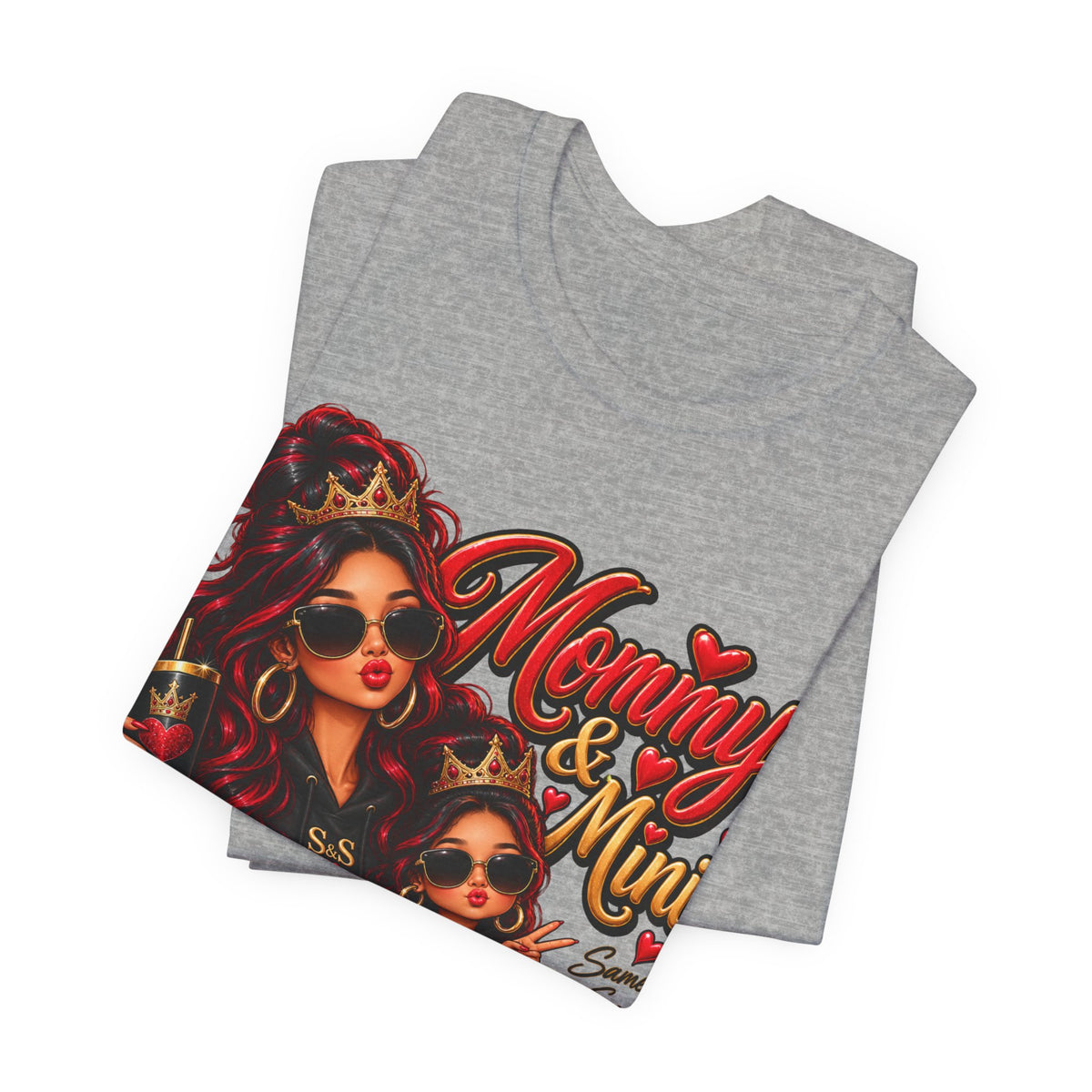 S&SCo Mommy & Mini red Graphic Tee — Matching Mother Daughter Shirt