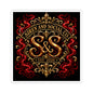 Siren & Social Co. Gold Crest Kiss-Cut Sticker  Logo (Est. 2026)