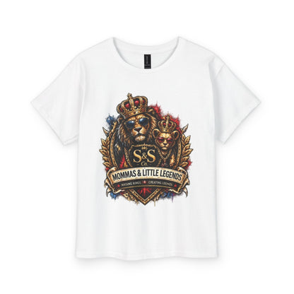 Youth Tee — “Mommas & Little Legends” Lion Crest Kids T‑Shirt