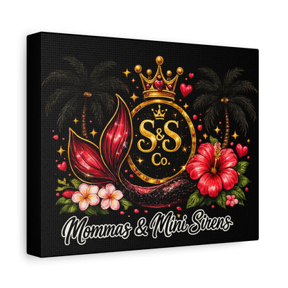 Mommy and mini sirens Canvas