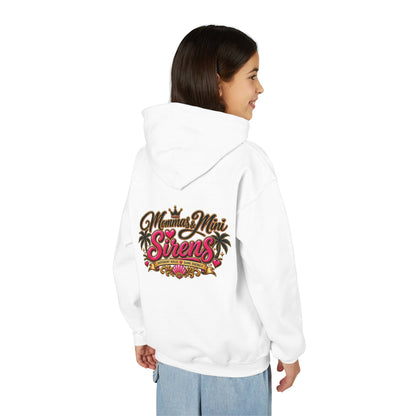 Youth Hoodie — "Mini Siren Energy" Graphic Pullover (Momma’s Mini Sirens)