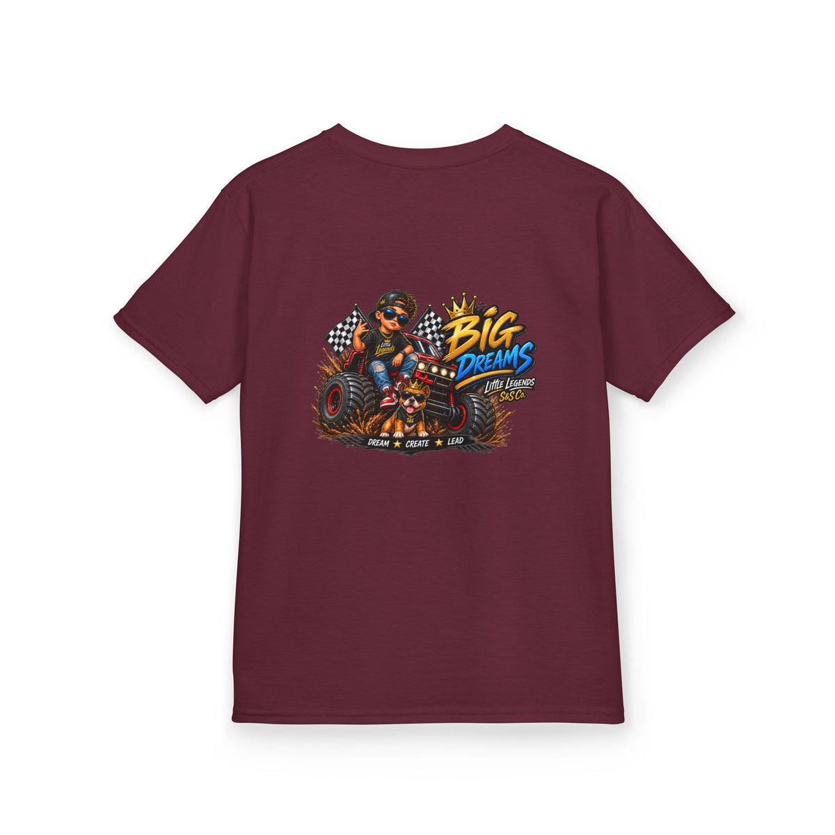'Big Dreams' Racecar Rider Graphic Shirt