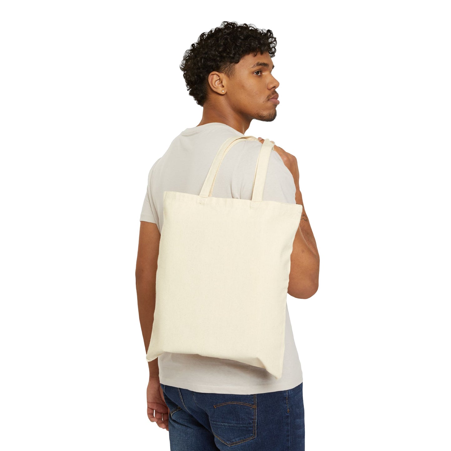 Dinosaur 'RAWRR' Canvas Tote Bag — Cute Pink Godzilla Shopper