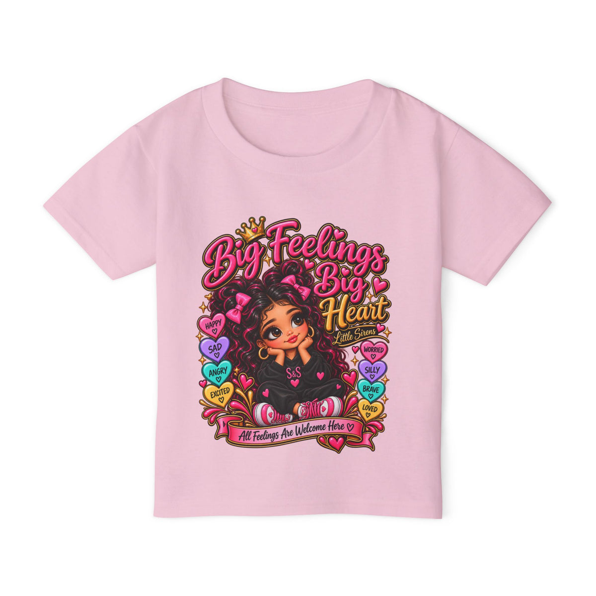 Big feelings Big Heart Toddler T-shirt