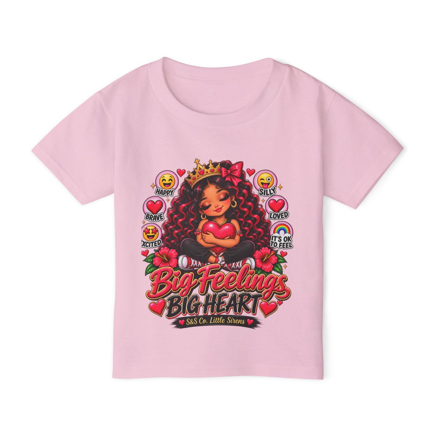 Big feelings Big Heart Toddler T-shirt