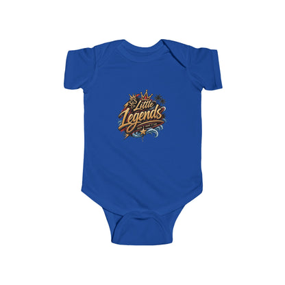 "Little Legends" Tropical Crest Baby Onesie