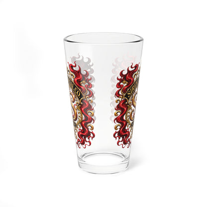 Our Brand logo now on a Mixing glass.
