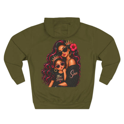 Mom and Mini Sirens Hoodie — Matching Mother-Daughter Graphic Pullover