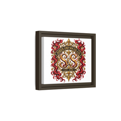 Siren & Social Co. Emblem Matte Canvas (Framed)
