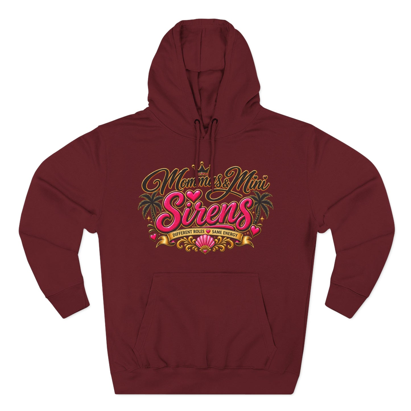 Mom and Mini Sirens Hoodie — Matching Mother-Daughter Graphic Pullover