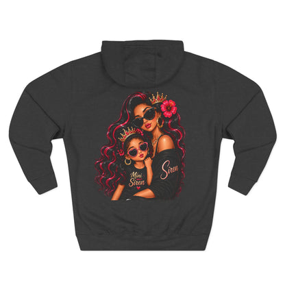 Mom and Mini Sirens Hoodie — Matching Mother-Daughter Graphic Pullover