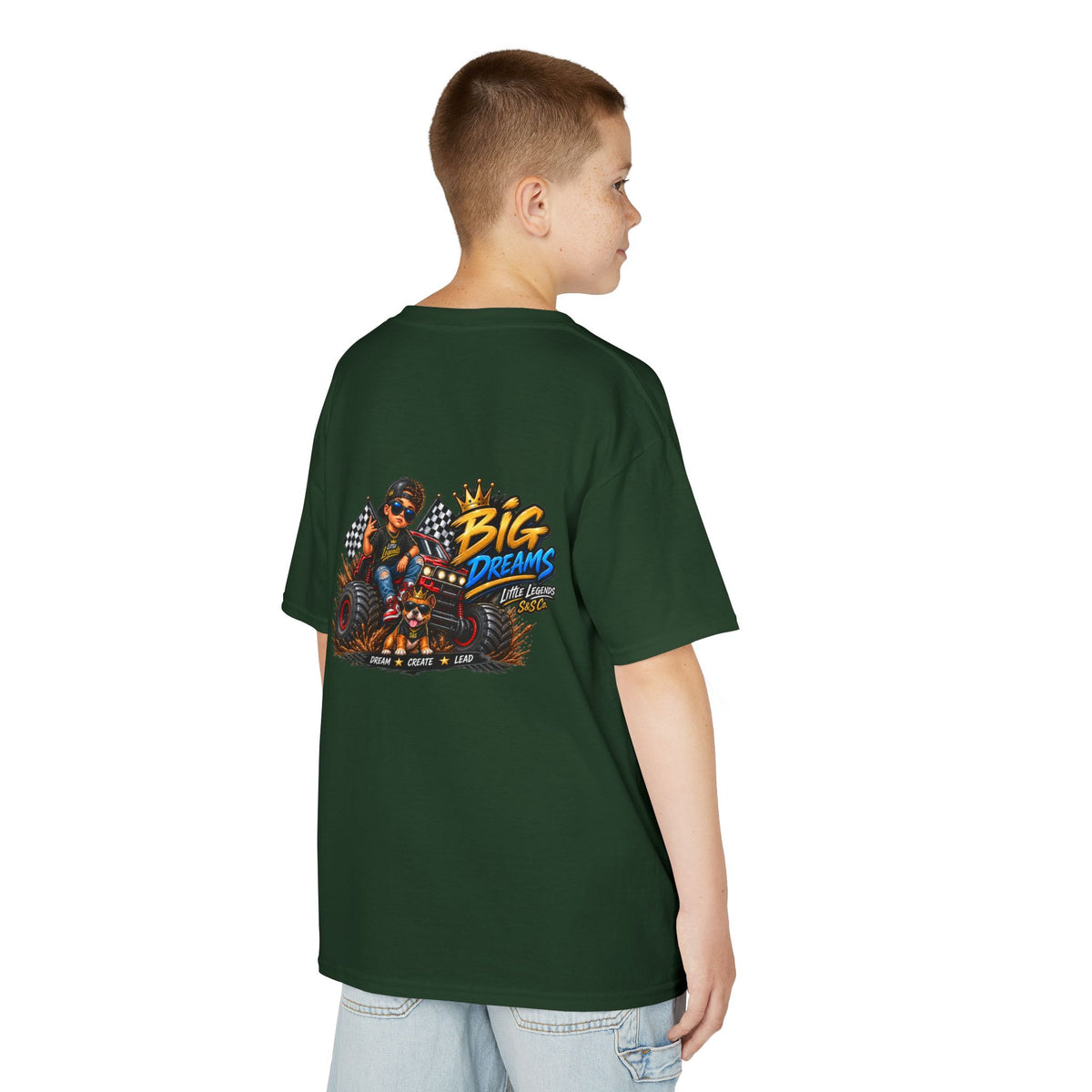 'Big Dreams' Racecar Rider Graphic Shirt