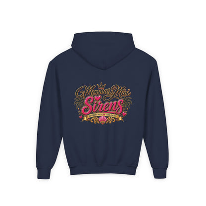 Youth Hoodie — "Mini Siren Energy" Graphic Pullover (Momma’s Mini Sirens)