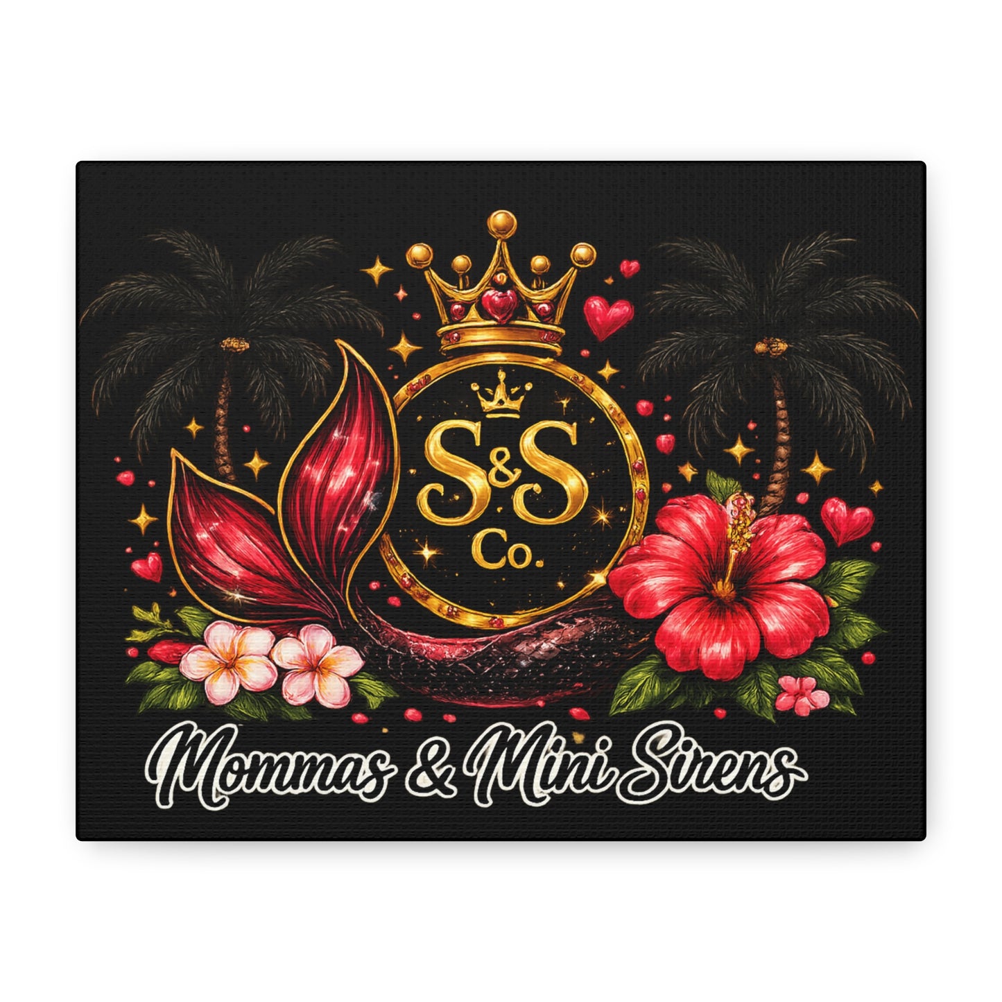 Mommy and mini sirens Canvas