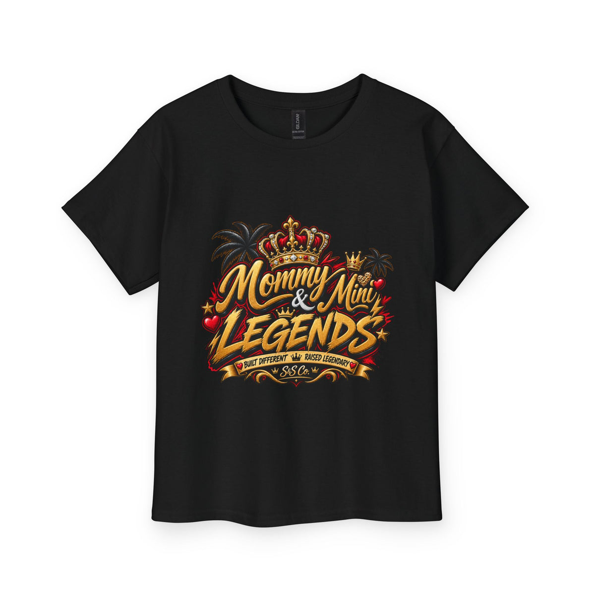 Youth Tee — “Mommas & Little Legends” Lion Crest Kids T‑Shirt