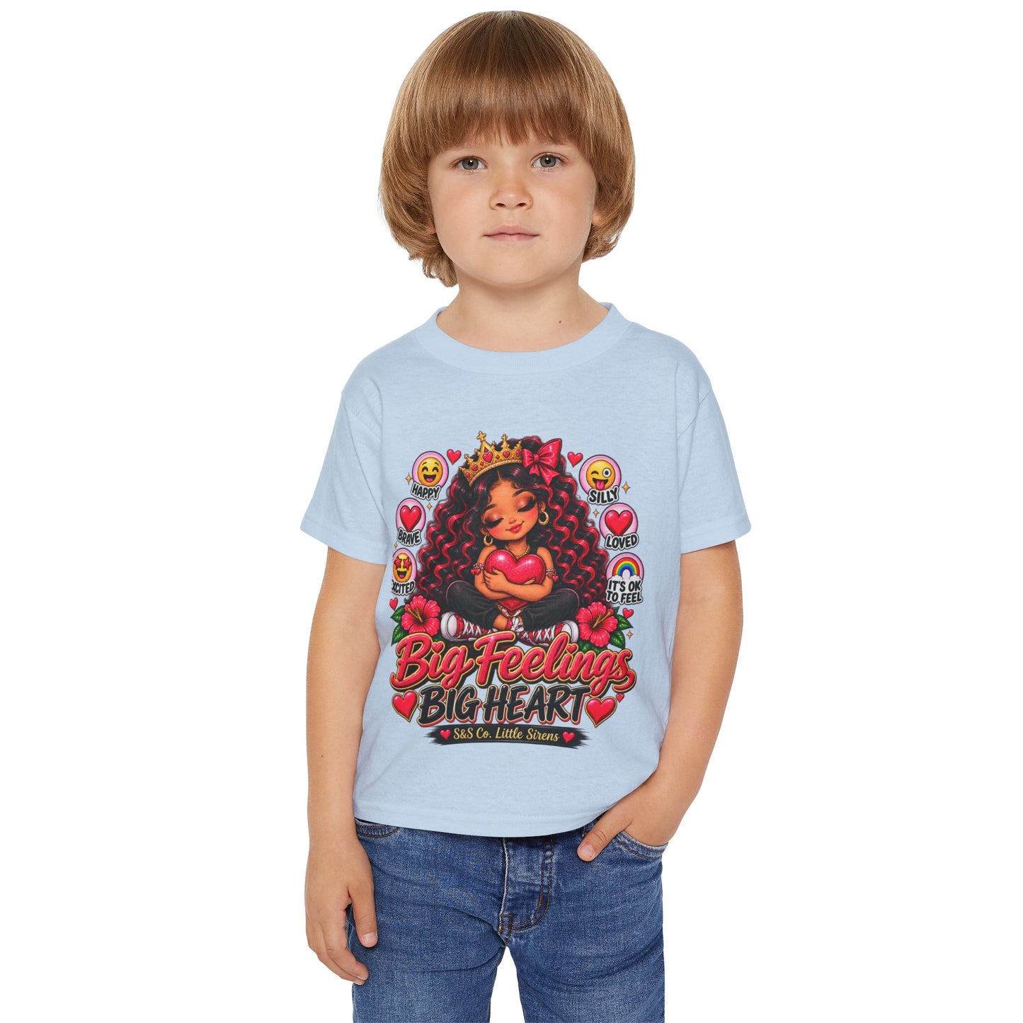 Big feelings Big Heart Toddler T-shirt