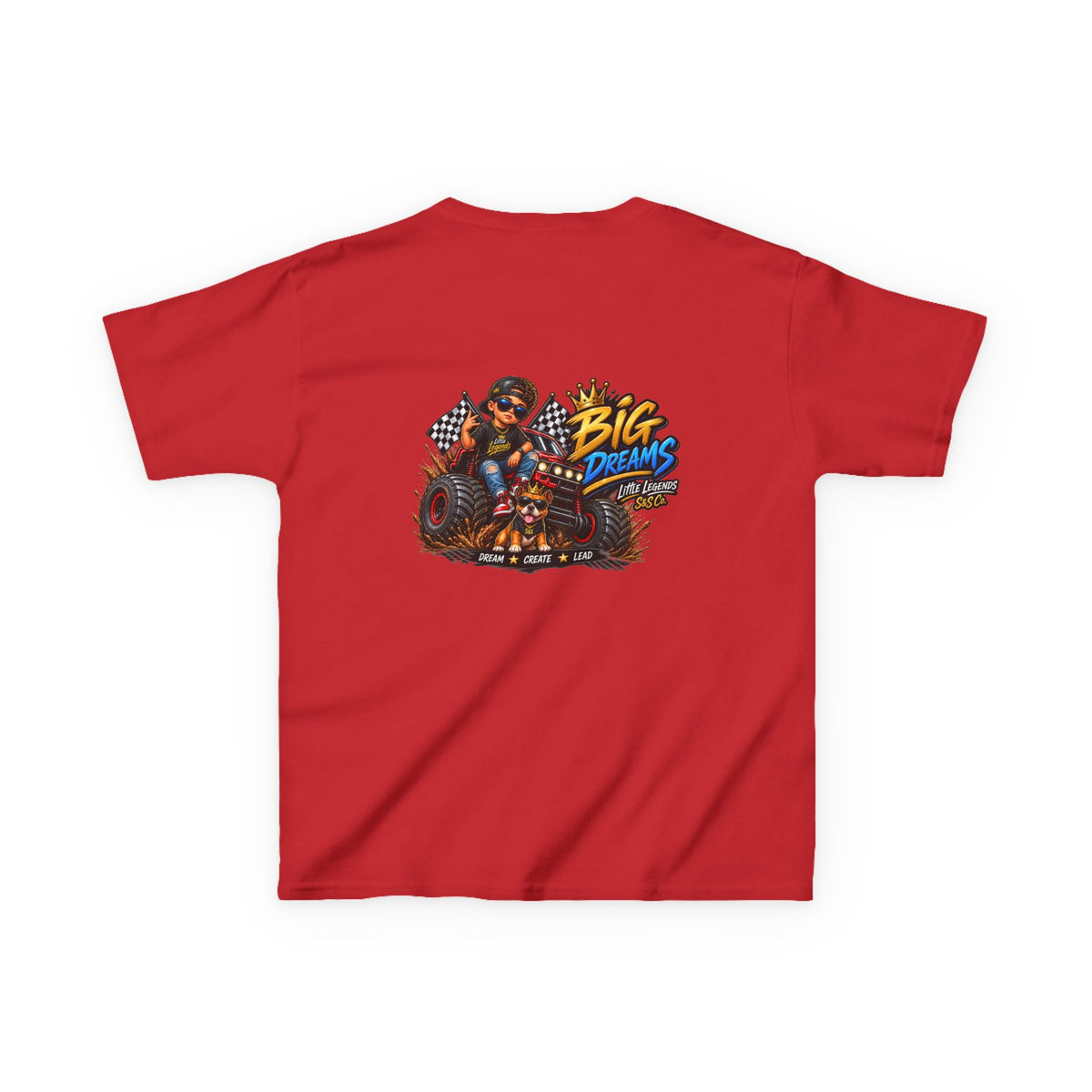 'Big Dreams' Racecar Rider Graphic Shirt