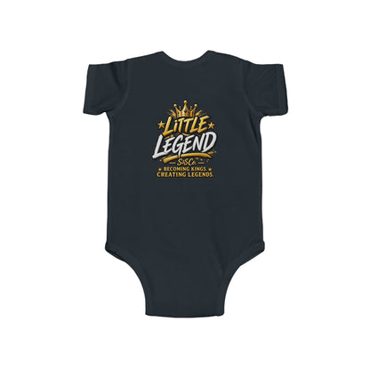 "Little Legend" Crowned Graphic – Newborn Infant Onesie