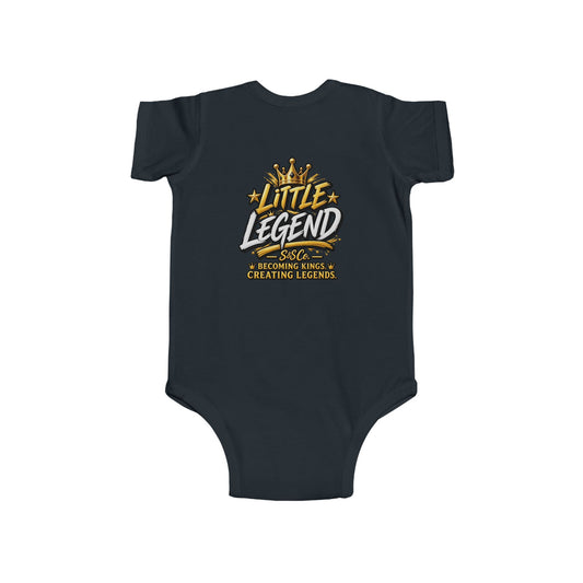 "Little Legend" Crowned Graphic – Newborn Infant Onesie