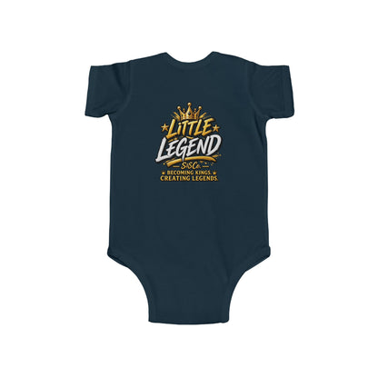 "Little Legend" Crowned Graphic – Newborn Infant Onesie